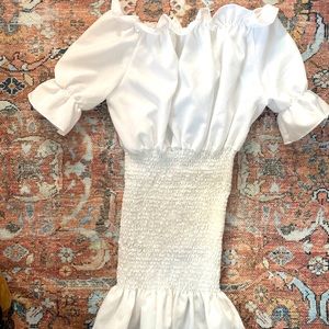 Storets white off the shoulder dress
